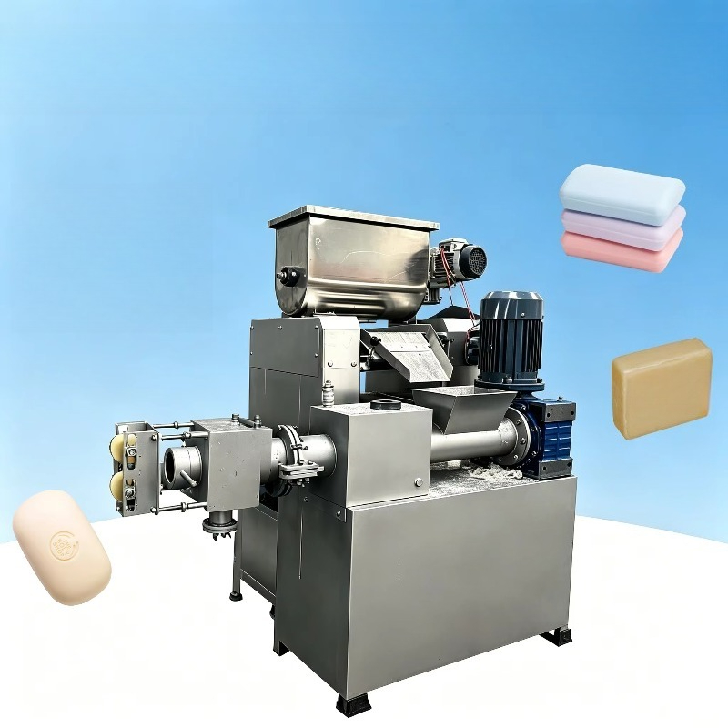 Soap Making Ins - เครื่องทำสบู่อัตโนมัติขนาดกะทัดรัดพร้อมฟังก์ชันนวดด้วยลูกกลิ้งสามลูก สำหรับสบู่ทำมือ สบู่เครื่องสำอาง ธุรกิจขนาดเล็ก