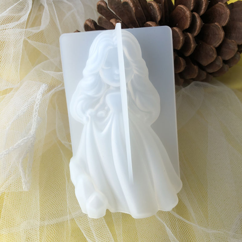 3D น่ารักเจ้าหญิงซิลิโคนเทียนแ - Soap Making Gifts บทวิจารณ์และราคา