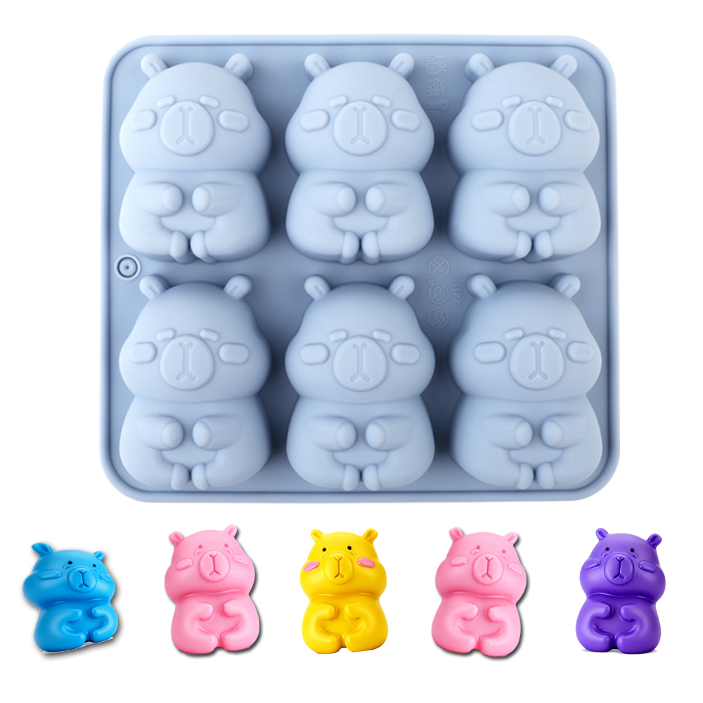 1 แม่พิมพ์ซิลิโคนรูปคาปิบาราสุ - Soap Making Instructions บทวิจารณ์และราคา