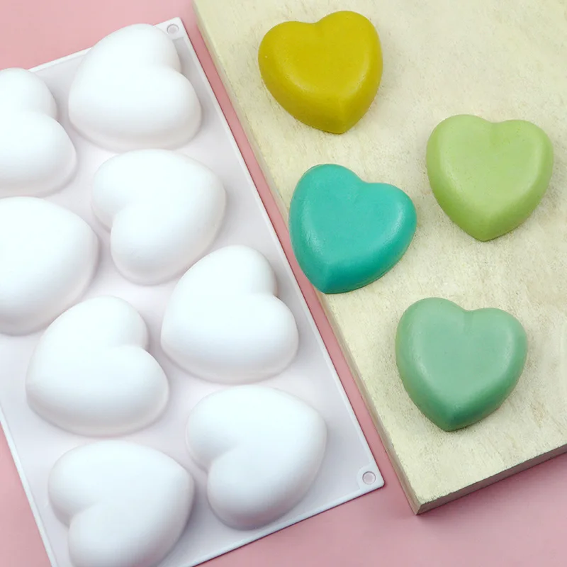 Love Heart ซิลิโคนสบู่แม่พิมพ์ - Soap Making Diy Kit บทวิจารณ์และราคา