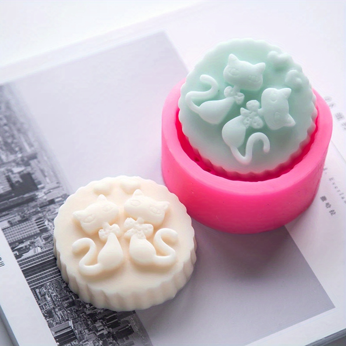 แม่พิมพ์สบู่ซิลิโคนรูปแมว 1 ชิ - Soap Making Instructions บทวิจารณ์และราคา