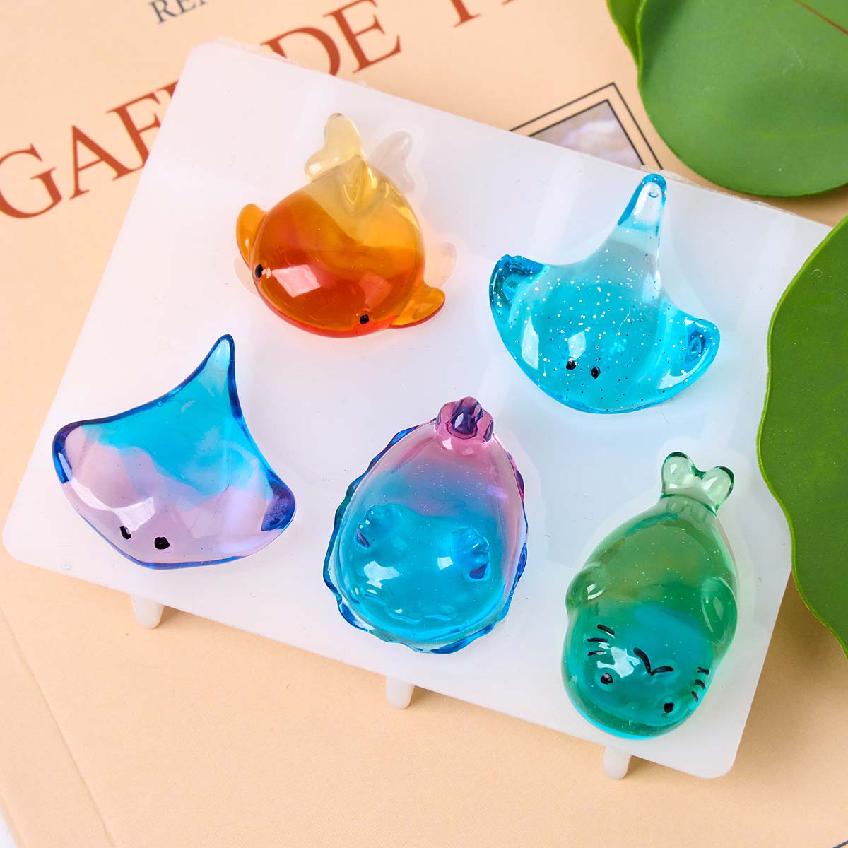 แม่พิมพ์ซิลิโคนรูปปลากระเบน 3  - Soap Making Ins บทวิจารณ์และราคา