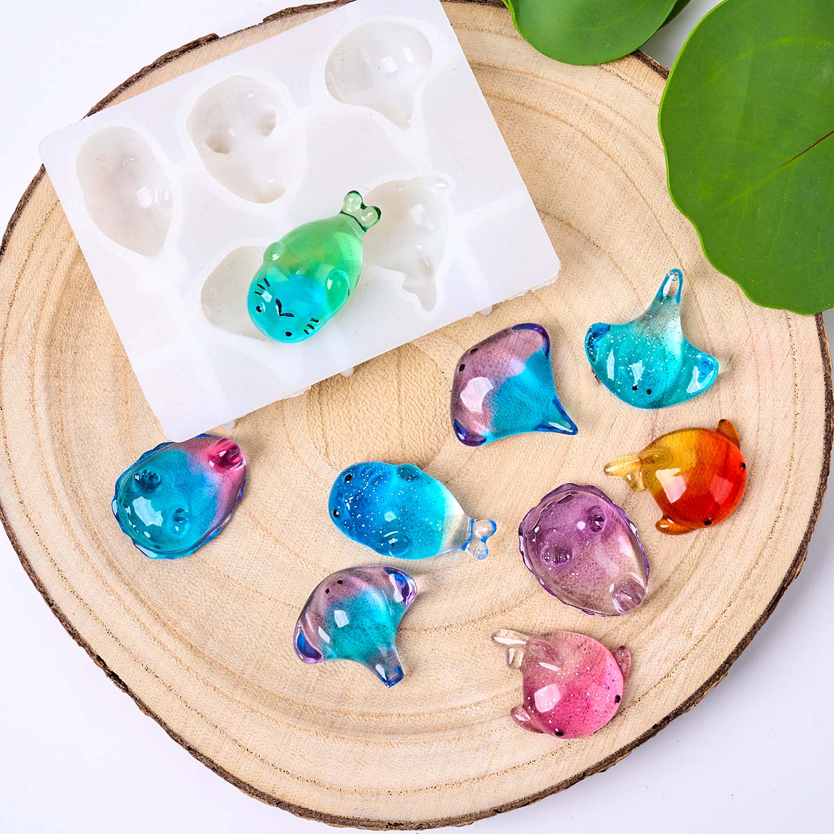แม่พิมพ์ซิลิโคนรูปปลากระเบน 3  - Soap Making Ins บทวิจารณ์และราคา