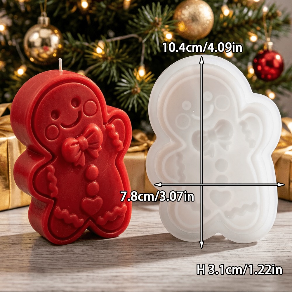 แม่พิมพ์ซิลิโคนรูปคนขนมปังขิงเ - Soap Making Gifts บทวิจารณ์และราคา
