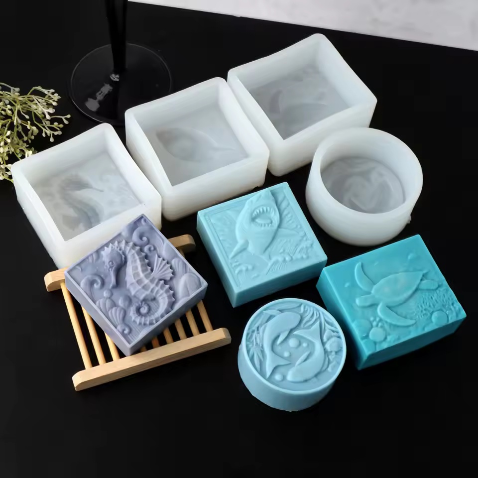 แม่พิมพ์สบู่ซิลิโคนรูปม้าน้ำ 3 - Soap Making Gifts บทวิจารณ์และราคา